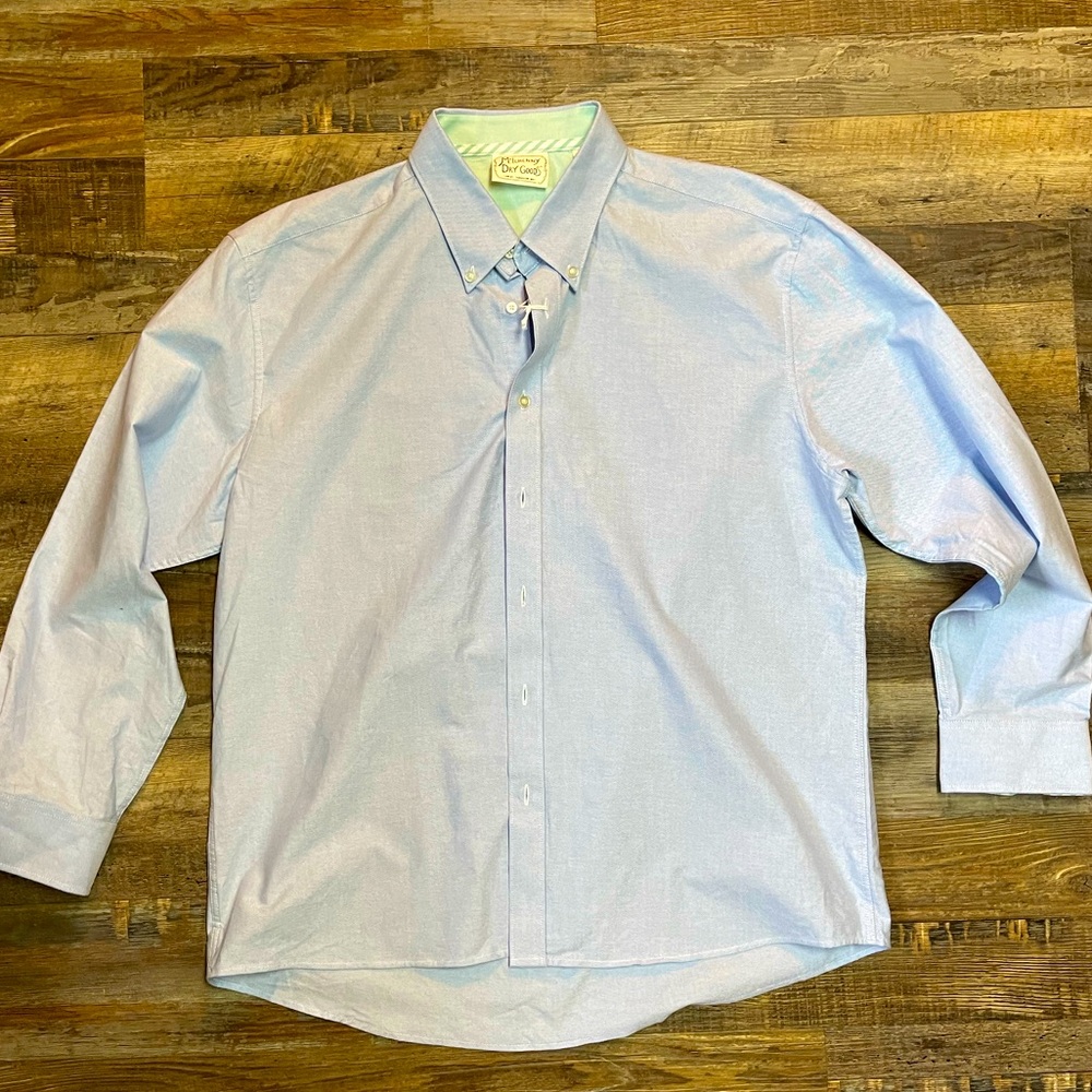 McIlhenny Dry Goods by Tabasco Men’s Button-up, size Large, NWT